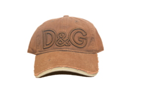 D&G CAPPELLO CON VISIERA FARBE BRAUN