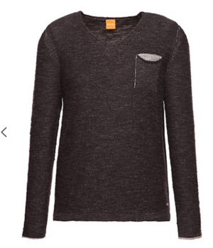 BOSS ORANGE PULLOVER ABRAMO FARBE SCHWARZ 001 S