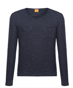 BOSS ORANGE PULLOVER ABREMIS FARBE DUNKELBLAU 404 M