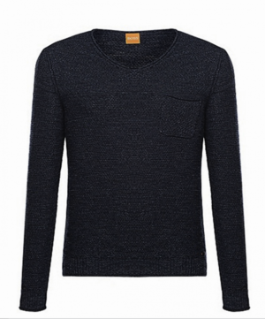 BOSS ORANGE PULLOVER ABREMIS FARBE SCHWARZ 001 XL
