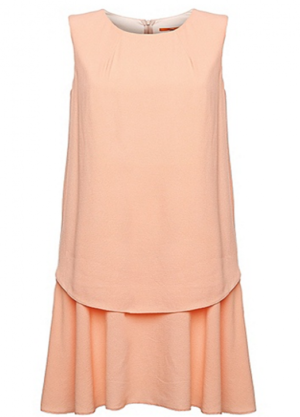 BOSS ORANGE KLEID ADOUBLE FARBE HELLORANGE 835 34