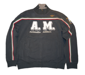 SWEATSHIRT AERONAUTICA MILITARE FE 315 FARBE GRAU 3442 XXXL