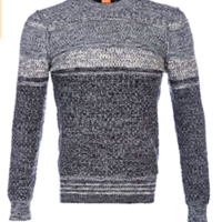 BOSS ORANGE PULLOVER AGRUADE FARBE SCHWARZ 001 S
