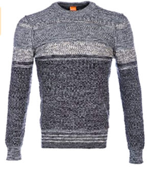 BOSS ORANGE PULLOVER AGRUADE FARBE SCHWARZ 001 S