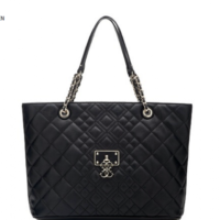 GUESS HANDTASCHE ALIZA MEDIUM TOTE QUILTED BAG FARBE SCHWARZ GUESS HANDTASCHE ALIZA MEDIUM TOTE QUILTED BAG FARBE SCHWARZ