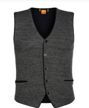 BOSS ORANGE JERSEY WESTE ALVILET FARBE DUNKELBLAU 404 M