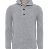 BOSS ORANGE PULLI AMARE FARBE GRAU 051 M