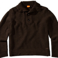 BOSS ORANGE PULLI AMARE FARBE DUNKELGRÜN 303 S