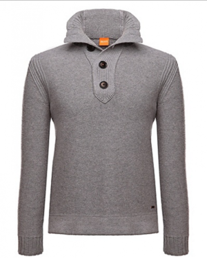 BOSS ORANGE PULLI AMAREN FARBE HELLGRAU S