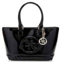 GUESS HANDTASCHE AMY SMALL DOME SATCHEL FARBE SCHWARZ 001