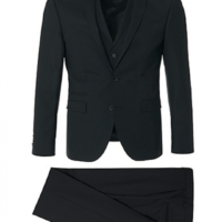 HUGO ANZUG ANEO/WIAD/HILOR FARBE SCHWARZ 001 HUGO ANZUG ANEO/WIAD/HILOR FARBE SCHWARZ 001 48
