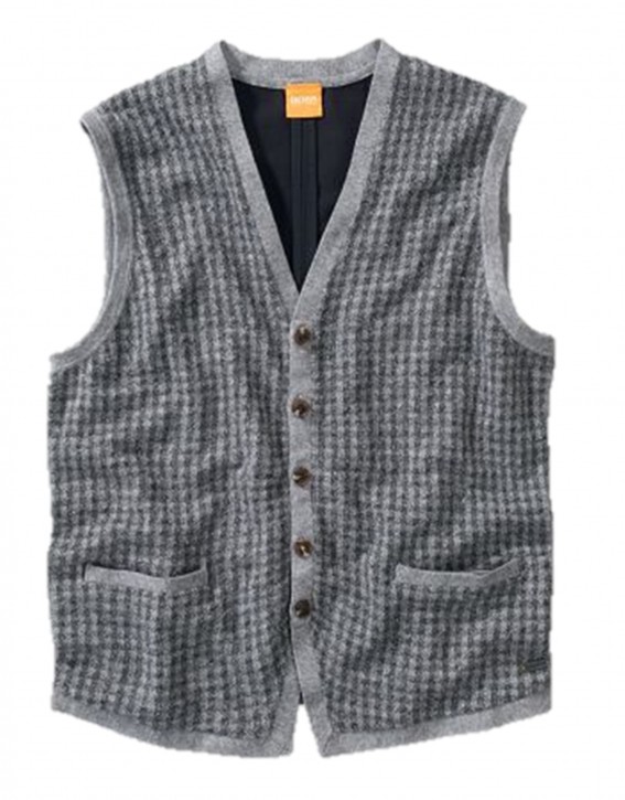 BOSS ORANGE WESTE AWEET FARBE GRAU 022 BOSS ORANGE WESTE AWEET FARBE GRAU 022 M