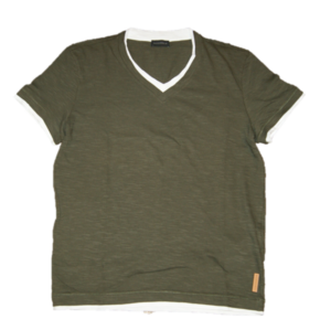 BALDESSARINI V-NECK FARBE OLIVE 882 46