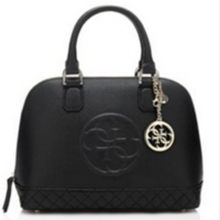 GUESS TASCHE AMY MEDIUM DOME SATCHEL FARBE SCHWARZ