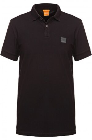 BOSS ORANGE POLO PASCHA FARBE SCHWARZ 001 S