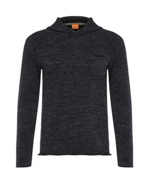 BOSS ORANGE PULLI MIT KAPUZE TRU FARBE DUNKELBLAU 404 M
