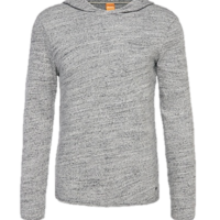 BOSS ORANGE PULLI MIT KAPUZE TRU FARBE GRAU 039 S