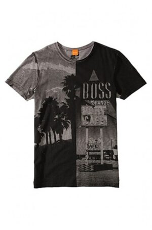 BOSS ORANGE T-SHIRT TWIG 2 FARBE HELLGRAU 051 S