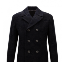 BOSS ORANGE Regular-Fit Cabanjacke BRANCO aus italienischem Garn Farbe schwarz 001 48