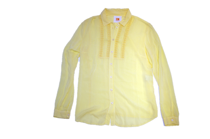 BOSS ORANGE BLUSE CAMELYNE_1FARBE GELB 738 GR: 38 BOSS ORANGE BLUSE CAMELYNE_1FARBE GELB 738 GR: 38