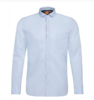 BOSS ORANGE SHIRT CATTITUDE FARBE HELLBLAU 460 M