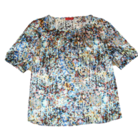 HUGO BLUSE CITTA FARBE GEMUSTERT 960 GR: 38 HUGO BLUSE CITTA FARBE GEMUSTERT 960 GR: 38