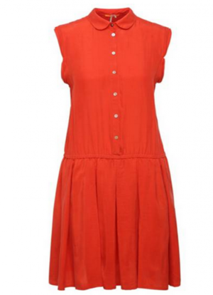 BOSS ORANGE BLUSENKLEID CLACE FARBE ROT 622 34