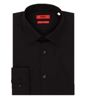 HUGO MEN HEMD C- PHILLO FARBE BLACK 001 39