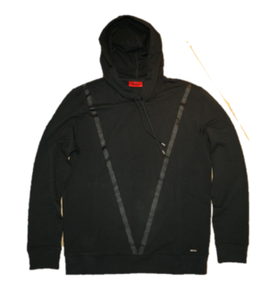 HUGO KAPUZEN SWEAT SHIRT DANCHESTER FARBE SCHWARZ 001 S