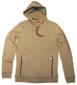 HUGO KAPUZENPULLI DASTON FARBE GRAU 085 S