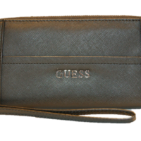 GUESS GELDBÖRSE DELANEY LARGE ZIPP FARBE SCHWARZ