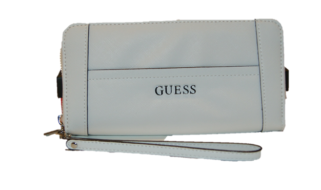 GUESS GELDBÖRSE DELANEY LARGE ZIPP FARBE WEISS GUESS GELDBÖRSE DELANEY LARGE ZIPP FARBE WEISS