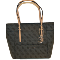 GUESS TASCHE  DELANEY SMALL CLASSIC FARBE COAL