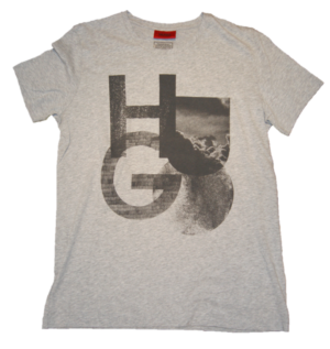 HUGO MEN T-SHIRT DELIAS FARBE GRAU 061 S