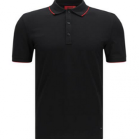 HUGO POLO SHIRT DELORIAN FARBE SCHWARZ 001 S