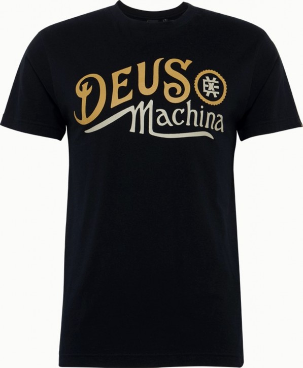 DEUS EX MACHINA T-Shirt ENGINE SHIRT schwarz 001 DEUS EX MACHINA T-Shirt ENGINE SHIRT schwarz 001 M