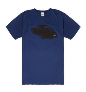 DEUS EX MACHINA T-Shirt  LUFTGEKÜHLT 1 Porsche Farbe military blue M