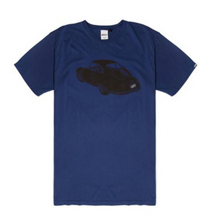 DEUS EX MACHINA T-Shirt  LUFTGEKÜHLT 1 Porsche Farbe military blue DEUS EX MACHINA T-Shirt  LUFTGEKÜHLT 1 Porsche Farbe military blue M