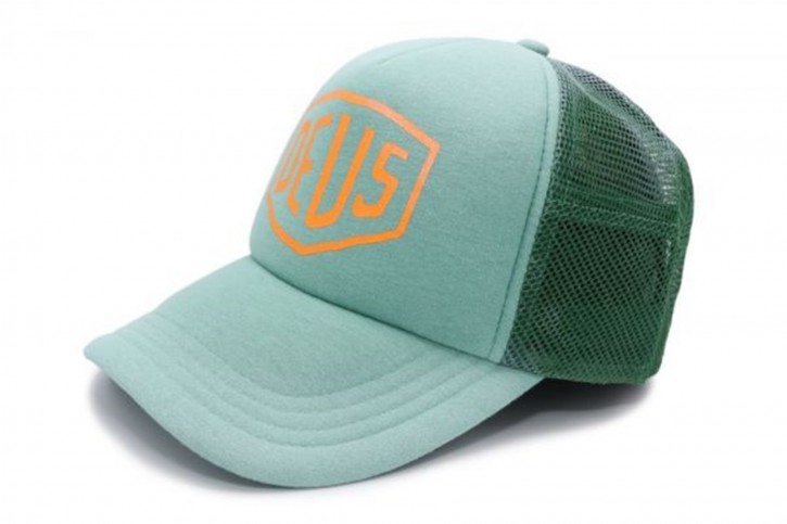 DEUS Sunbleached Trucker Cap laggon one size DEUS Sunbleached Trucker Cap laggon one size