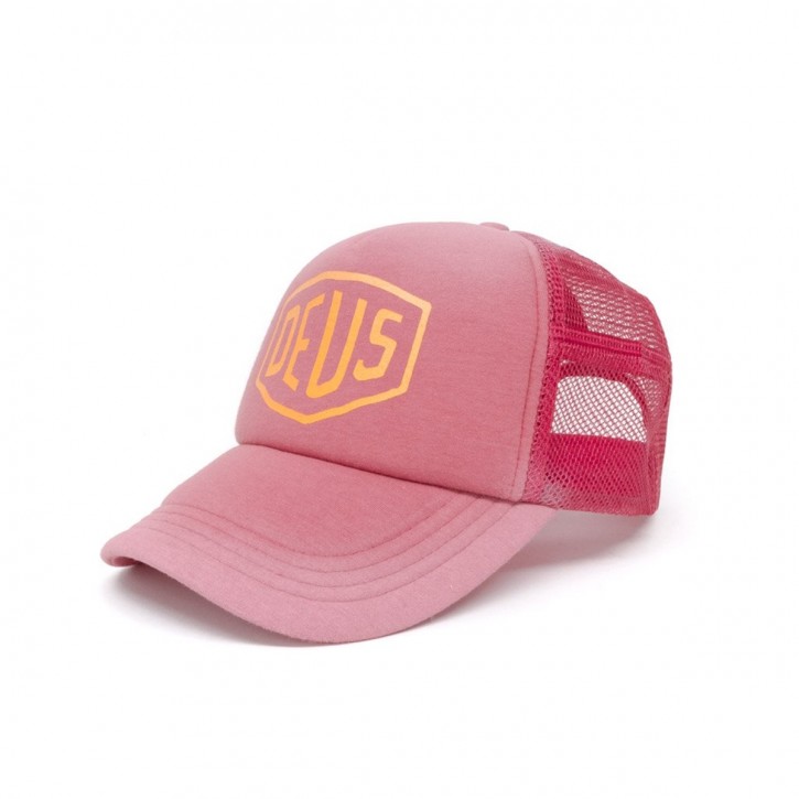 DEUS Sunbleached Trucker Cap rose one size DEUS Sunbleached Trucker Cap rose one size