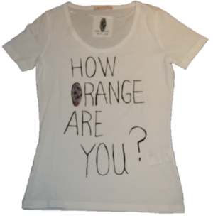BOSS ORANGE T-SHIRT TEULE FARBE WEISS 100 GR: L
