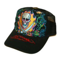 ED HARDY CAP 13SKULL08 FARBE SCHWARZ
