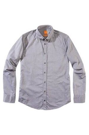 BOSS ORANGE HEMD EDIPO E FARBE SCHWARZ 001 S