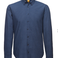 BOSS ORANGE SHIRT EDIPOE FARBE BLAU 420 M