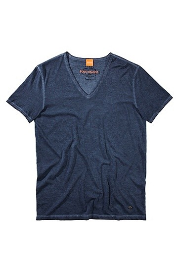 BOSS ORANGE T-SHIRT TOULOUSE FARBE 402 DUNKELBLAU BOSS ORANGE T-SHIRT TOULOUSE FARBE 402 DUNKELBLAU