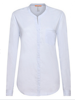 BOSS ORANGE BLUSE EFELIZE_6 FARBE HELLBLAU 458 36