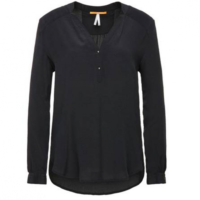 BOSS ORANGE SEIDENBLUSE EFIVEE_9 FARBE SCHWARZ 34
