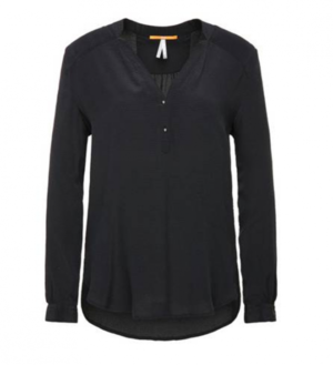 BOSS ORANGE SEIDENBLUSE EFIVEE_9 FARBE SCHWARZ 34