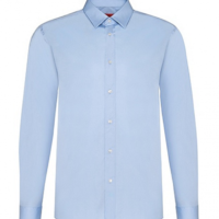 HUGO MEN HEMD ELISHA FARBE HELLBLAU 459 38