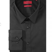 HUGO BOSS ELISHA SHIRT FARBE SCHWARZ 001 HUGO BOSS ELISHA SHIRT FARBE SCHWARZ 001 S